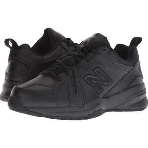 New Balance Size 8.5 Black Leather 608V5 Classic Trainer Sneakers Comfort LE1-6